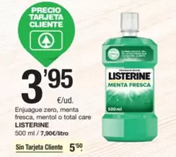 Listerine - Enjuague Zero