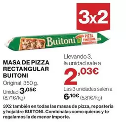 Buitoni - Masa De Pizza Rectangular