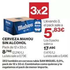 Mahou - Cerveza Sin Alcohol
