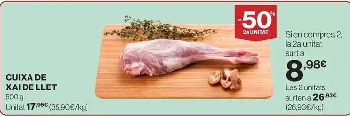 Cuixa De Xai De Llet