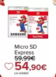 Nintendo SWITCH - Micro Sd Express