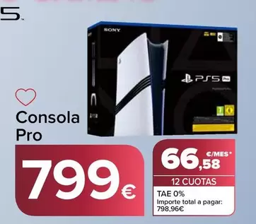 Sony - Consola Pro