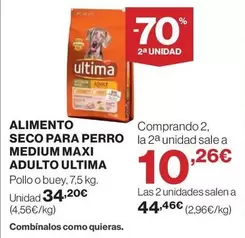 Última - Alimento Seco Para Perro Medium Maxi Adulto