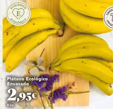 Plátano Ecologico Envasado