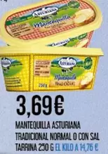 Asturiana - Mantequilla Tradicional Normal O Con Sal