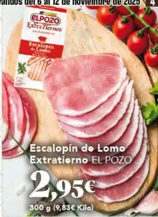 elpozo - Escalopín De Lomo Extratierno