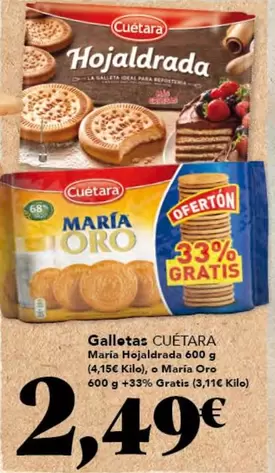 Cuétara - Galletas Maria Hojaldrada