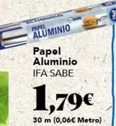 ifa sabe - Papel Aluminio