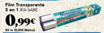 ifa sabe - Film Transparente 3 En 1
