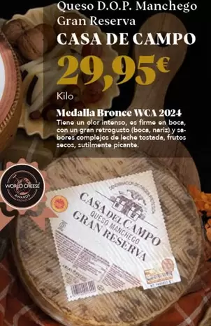 Villa Campo - Queso D.o.p. Manchego Gran Reserva