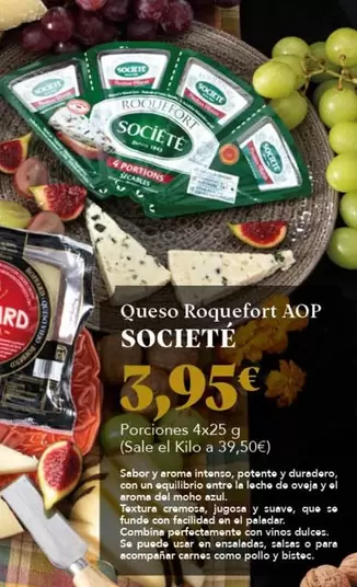 societe - Queso Roquefort AOP