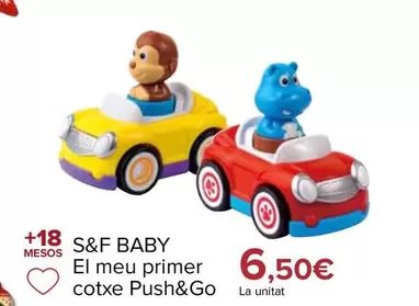 S&F Baby - Mi Primer Coche Push&Go