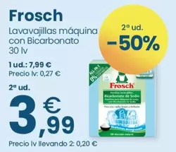 frosch - Lavavajillas Maquina Con Bicarbonato