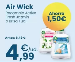 Air Wick - Recambio Active Fresh Jazmín O Brisa
