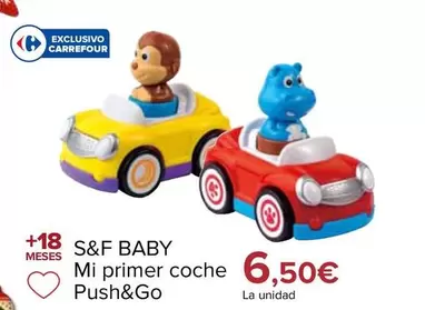 S&F Baby - Mi Primer Coche Push&Go
