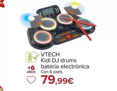 Vtech - Kidi Dj Drums Bateria Electronica