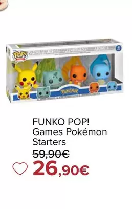 Funko - Pop! Games Pokémon Starters