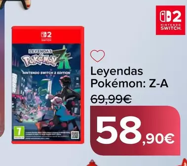 Nintendo SWITCH - Leyendas Pokemon: Z-A