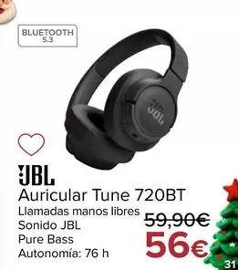 Jbl - Auricular Tune 720BT