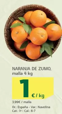 España - Naranja De Zumo