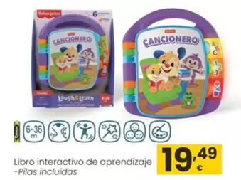 Fisher-Price - Libro Interactivo De Aprendizaje