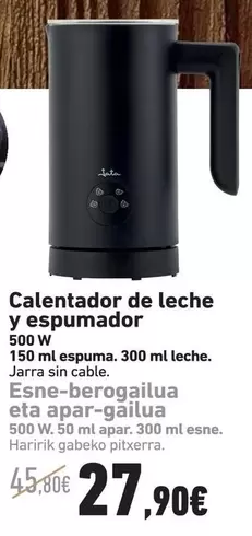 Jata - Calentador De Leche Y Espumador