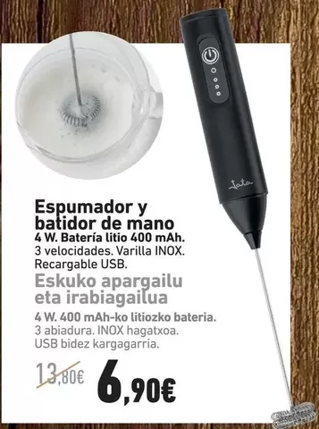 Jata - Espumador Y Batidora De Mano