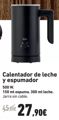 Jata - Calentador De Leche Y Espumador