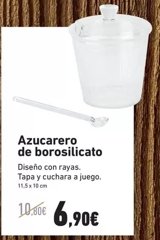 Azucarero De Borosilicato