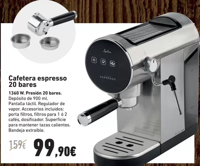 Jata - Cafetera Espresso 20 Bares