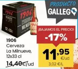 1906 - Cerveza La Milnueve