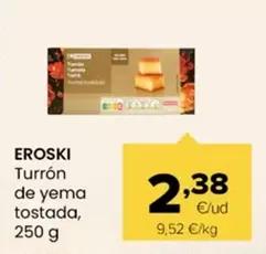 Eroski - Turron De Yema Tostada