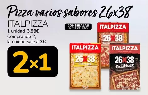 Italpizza - Pizza Varios Sabores 26x38