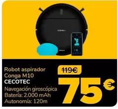 Cecotec - Robot Aspirador Conga M10