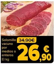 Solomillo Vacuno Por Medios O Enteros