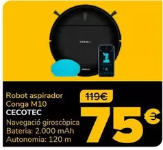 Cecotec - Robot Aspirador Conga M10