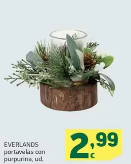 Everlands - Portavelas Con Purpurina