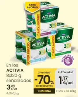 Activia - En Los 8x120g