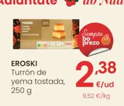 Eroski - Turron De Yema Tostada