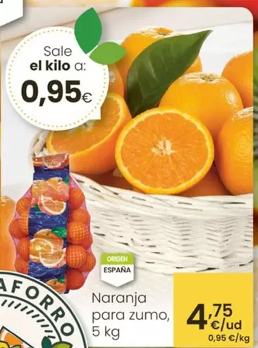 Naranja Para Zumo