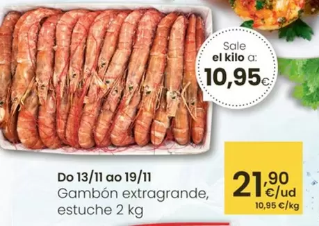 Do 13/11 Ao 19/11 Gambón Extragrande, Estuche