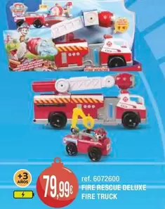 Paw Patrol - Fire Rescue Deluxe Fire Truck