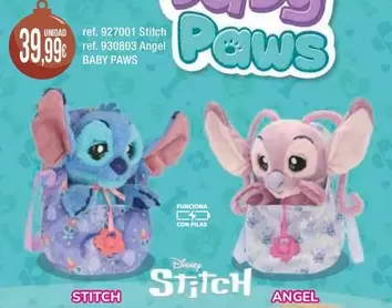 Baby Paws - Stitch/Angel