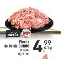 duroc - Picada De Cerdo
