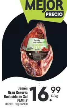 Family - Jamon Gran Reserva Reducido En Sal