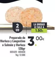 Preparado De Merluza Y Langostino O Salmon Y Merluza