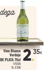 carta de plata - Vino Blanco Verdejo