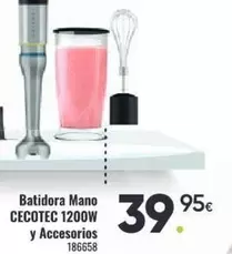 cecotec - Batidora Mano 1200w Y Accesorios