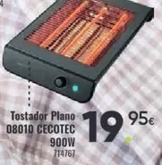 cecotec - Tostador Plano 08010 Cecotec
