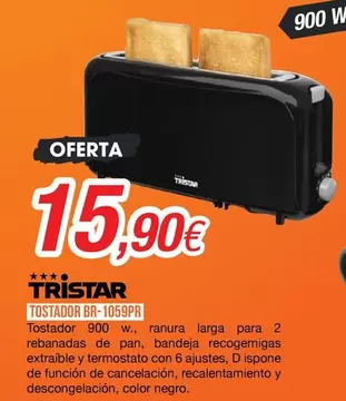 Tristar - Tostador Br-1059pr
